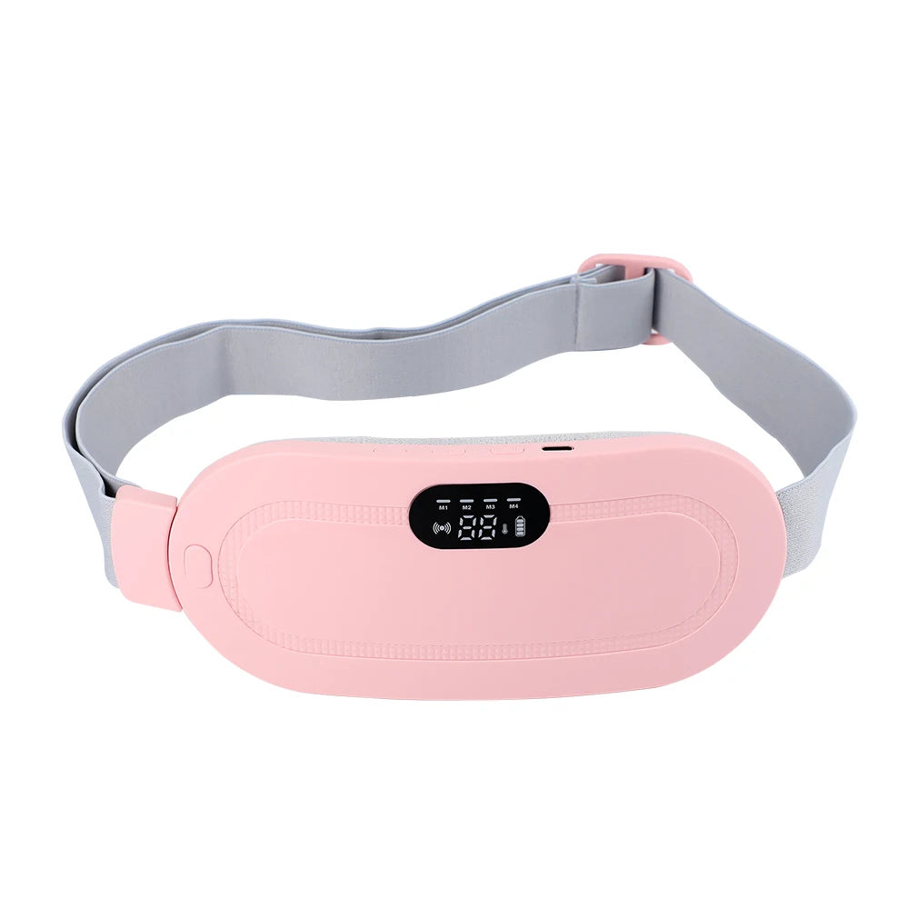 Soft Comfort Menstrual Heating Pad in White & Pink